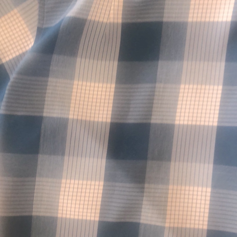 Orvis Men's Blue Plaid Shirt - Picture 10 of 12